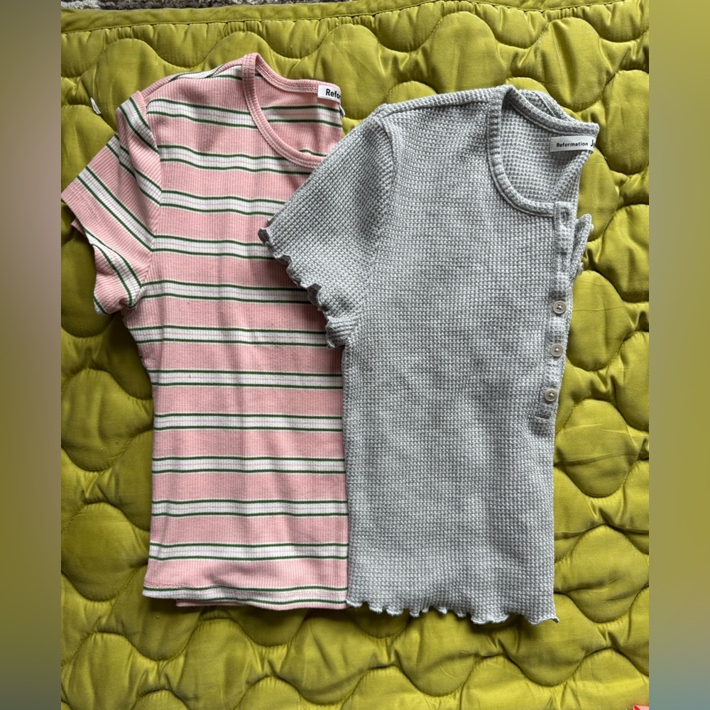 Bundle of Two Reformation Crop Tees
